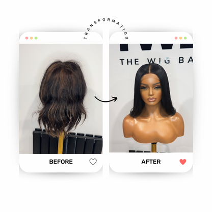 Wash, treatment & style - Wig Care Service